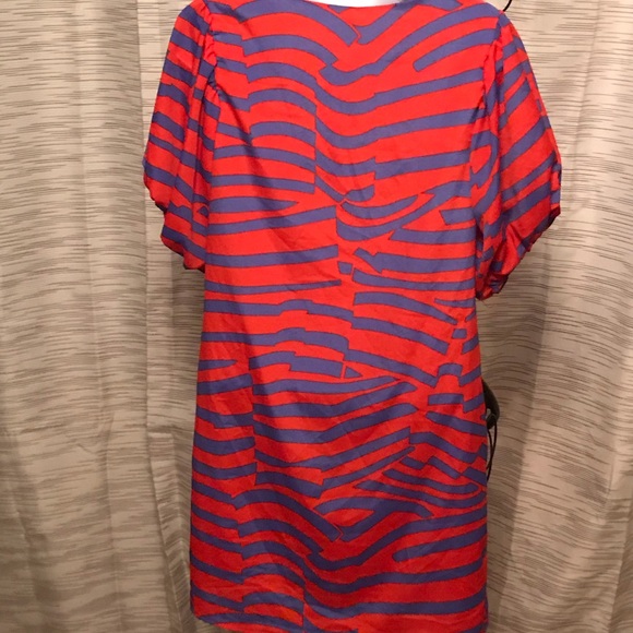 Red and blue strip dress - Picture 5 of 6